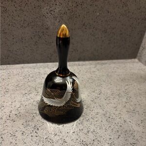Shibata Black and Gold Decorative Bell